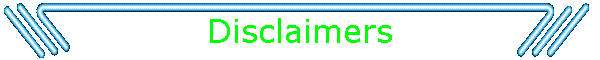 Disclaimers